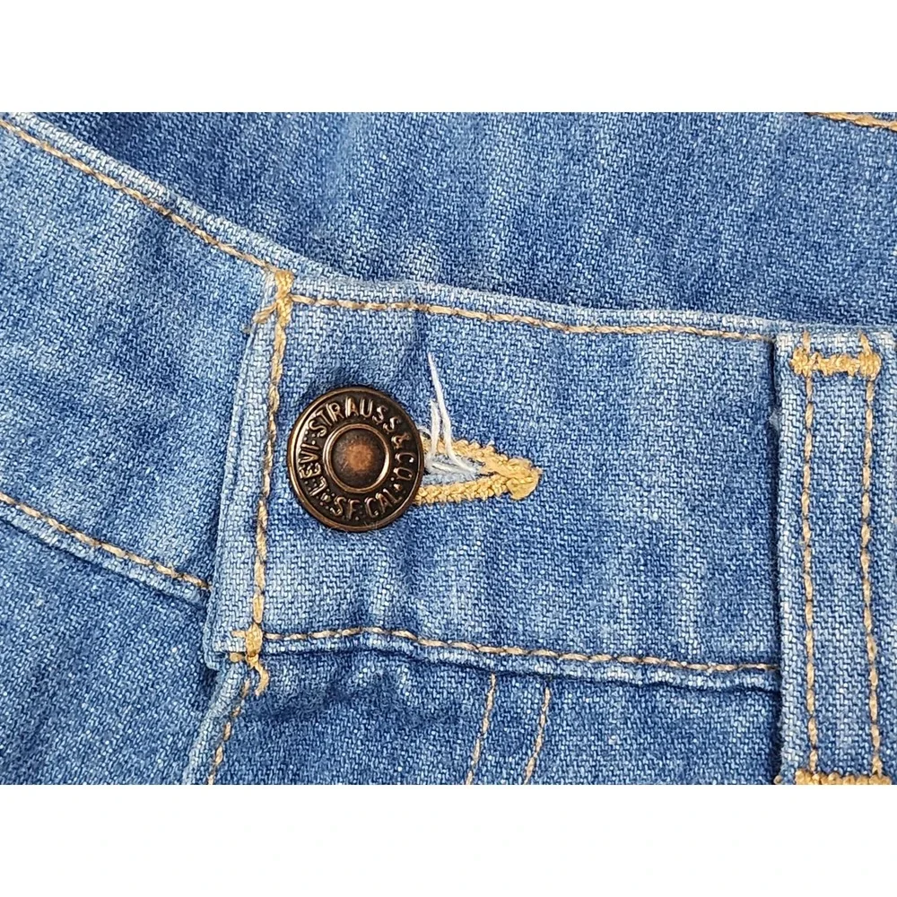 Vintage Levis For Men 34x32 40547-0812 Orange Tab Jeans Blue Denim Made in USA
